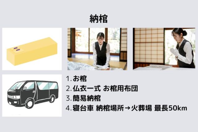 納棺（これからの家族葬　1日葬）